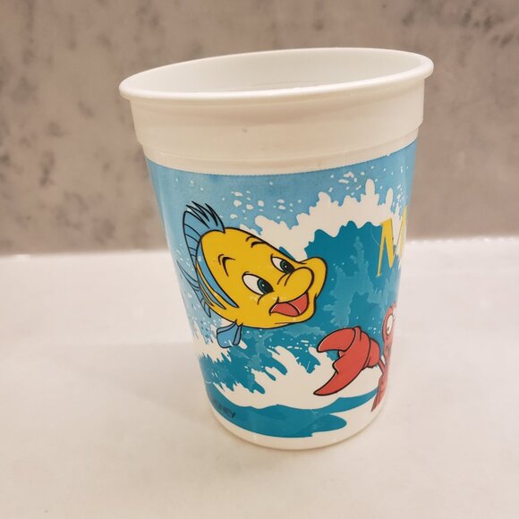 Disney's The Little Mermaid Vintage Plastic Cup - Picture 3 of 5